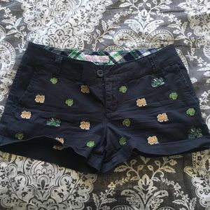 Notre Dame Navy Shorts